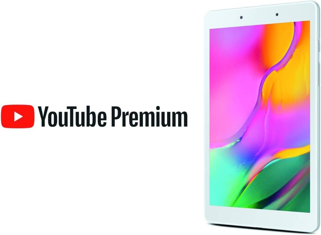 SAMSUNG Galaxy Tab A 8.0-inch Android Tablet 64GB Wi-Fi Lightweight Large Screen Feel Camera Long-Lasting Battery, Silver