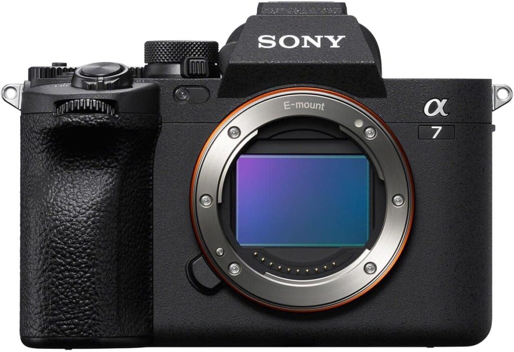 Sony Alpha a7 IV Mirrorless Digital Camera, Bundle with 128GB SDXC Memory Card, Camera Backpack, Extra Battery
