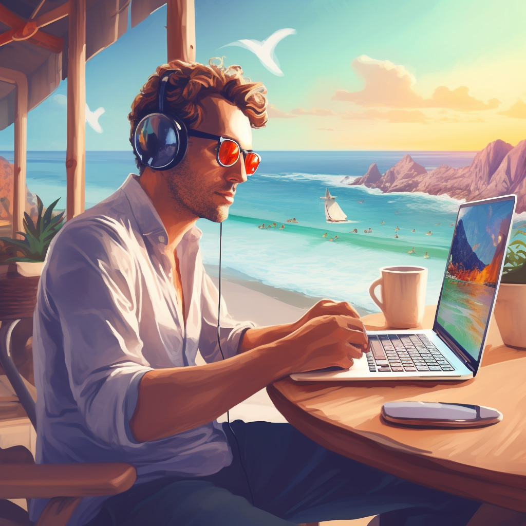 remote worker - how to travel and earn money