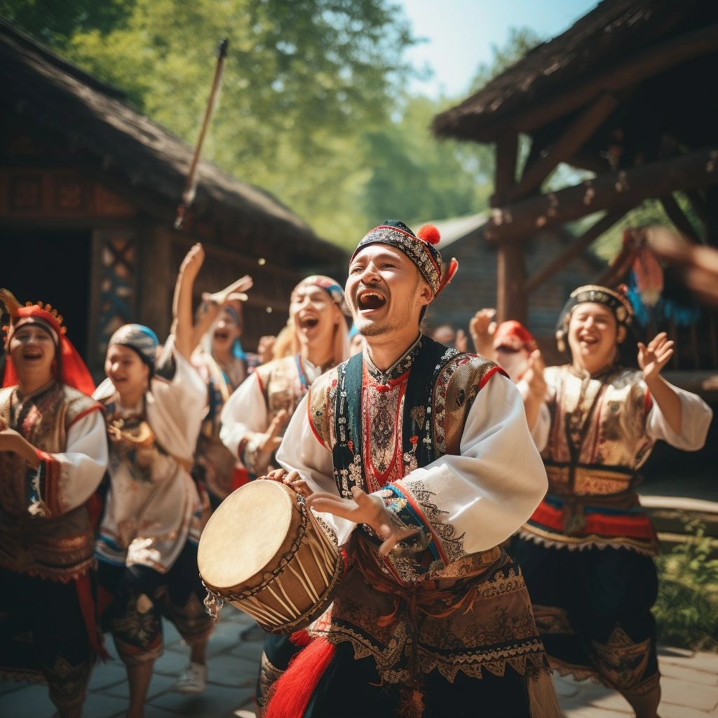 National Folk Festival in Gjirokastër. Albanian Riviera
